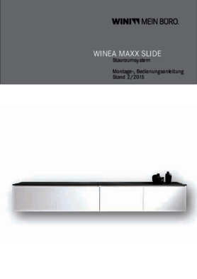 Montageanleitung, WINEA MAXX SLIDE