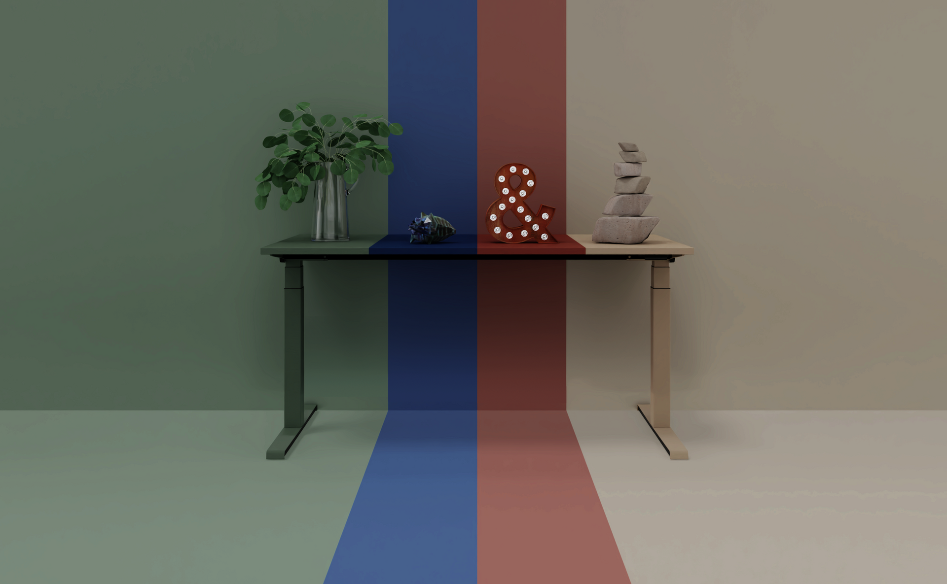 Die neuen Farben für Platten und Gestelle von WINEA STARTUP 2.0