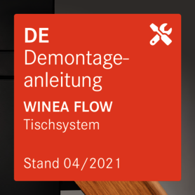 Demontageanleitung, WINEA FLOW
