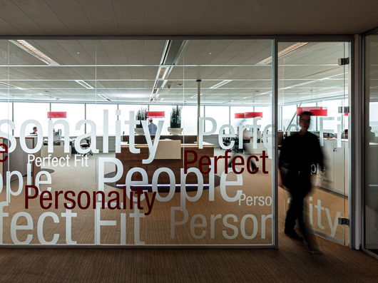 WINI reference open-plan office at Velde Groep/NL