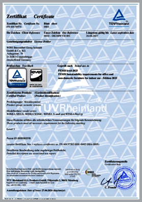 FEMB LEVEL, WINEA SINUS, X, SONIC