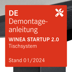 Demontageanleitung, WINEA STARTUP 2.0 Designline