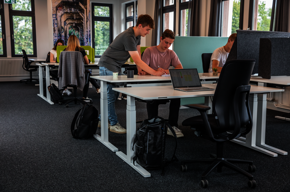 WINEA FLOW Tisch im Coworking space