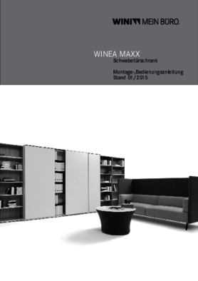 Montageanleitung, WINEA MAXX Schwebetürschrank