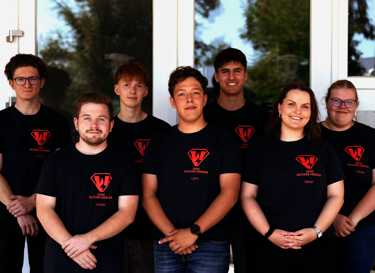 Future Heroes: Gruppenbild der WINI Azubis 2026