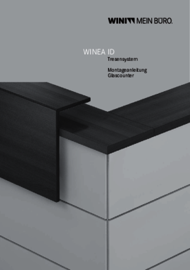 Montageanleitung, WINEA ID Glascounter