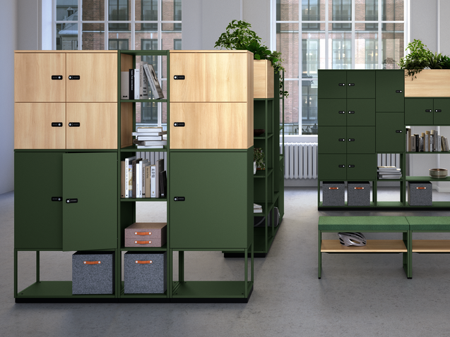 Alles aus der WINEA MAXX Produktfamilie: Locker, Modulregal, Schrank und Bank