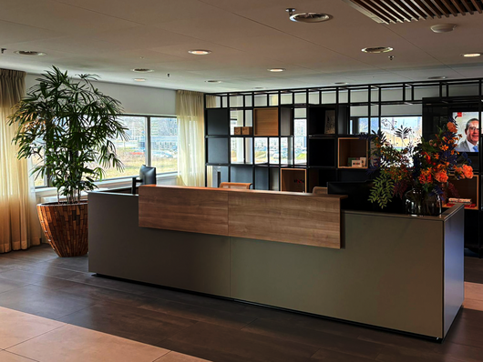 WINEA ID Empfangsbereich bei IG&H, NL