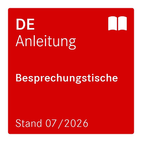 Anleitung Besprechungstische in DE Stand 03 / 2025