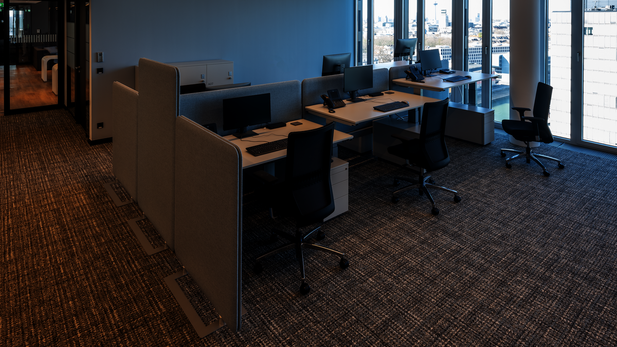 WINI Raumteiler im Büro