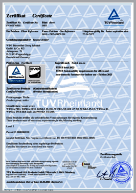FEMB LEVEL, WINEA PRO, ECO, FLOW, START UP, PLUS, ID