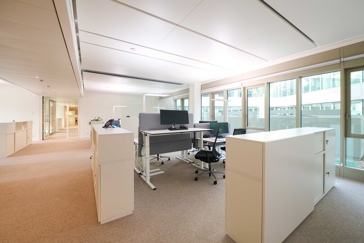 WINEA STARTUP 2.0 mit WINEA SINUS Akustikpaneel und WINEA MATRIX für Stauraum