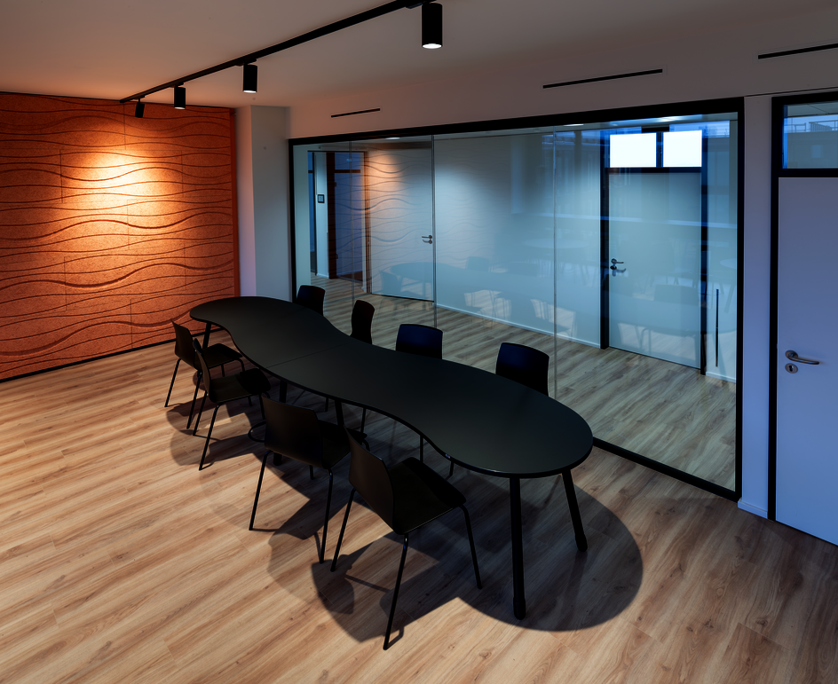 Customizing: WINEA TEAMS Freiform-Besprechungstisch