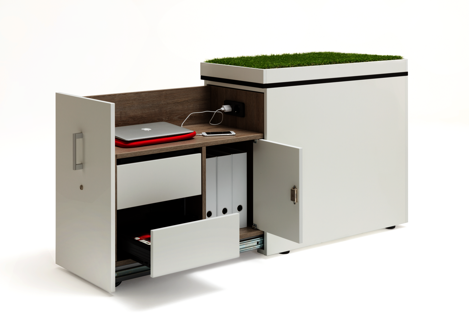 WINEA MAXX Apothekerschrank mit viel Platz für individuellem arbeitsplatznahem Stauraum