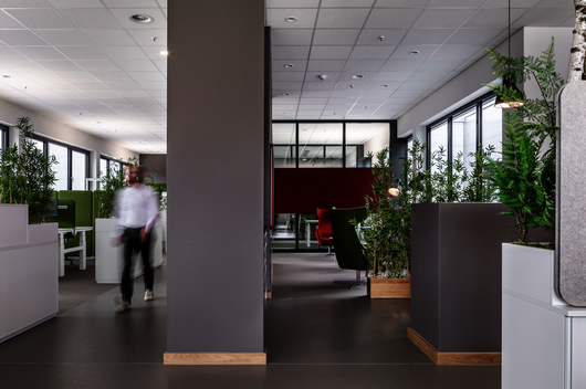 WINI Referenz Apetito, Rheine – Gangzone mit WINEA ELEMENTS Pflanzaufsatz