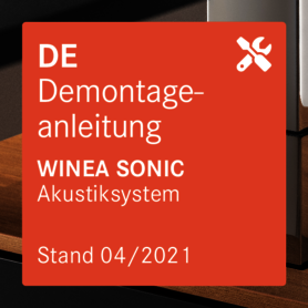 Demontageanleitung, WINEA SONIC